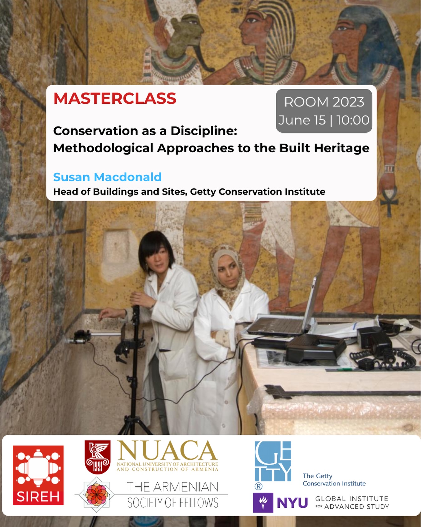 Masterclass with Susan Macdonald: Reflections on Architectural Heritage Conservation